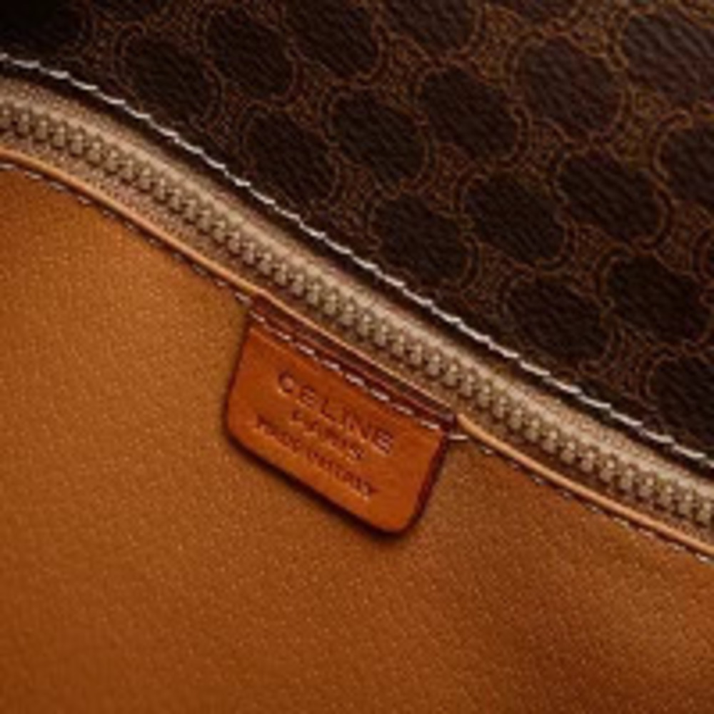 Celine Macadam Shoulder Bag Brown - Picture 11 of 13